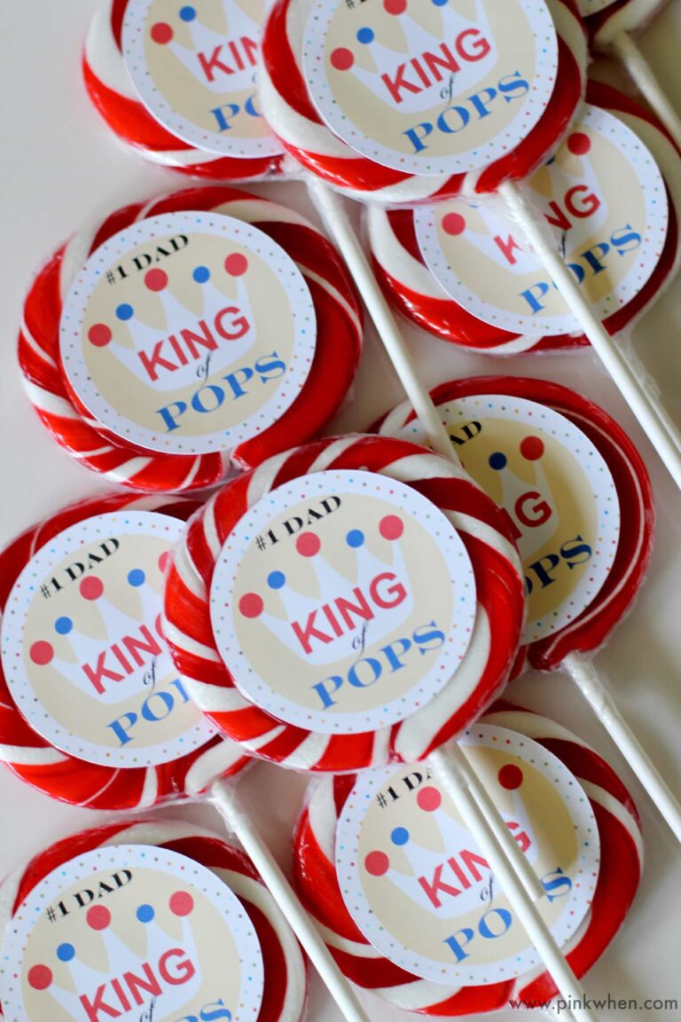King of Pops – Father’s Day Free Printable