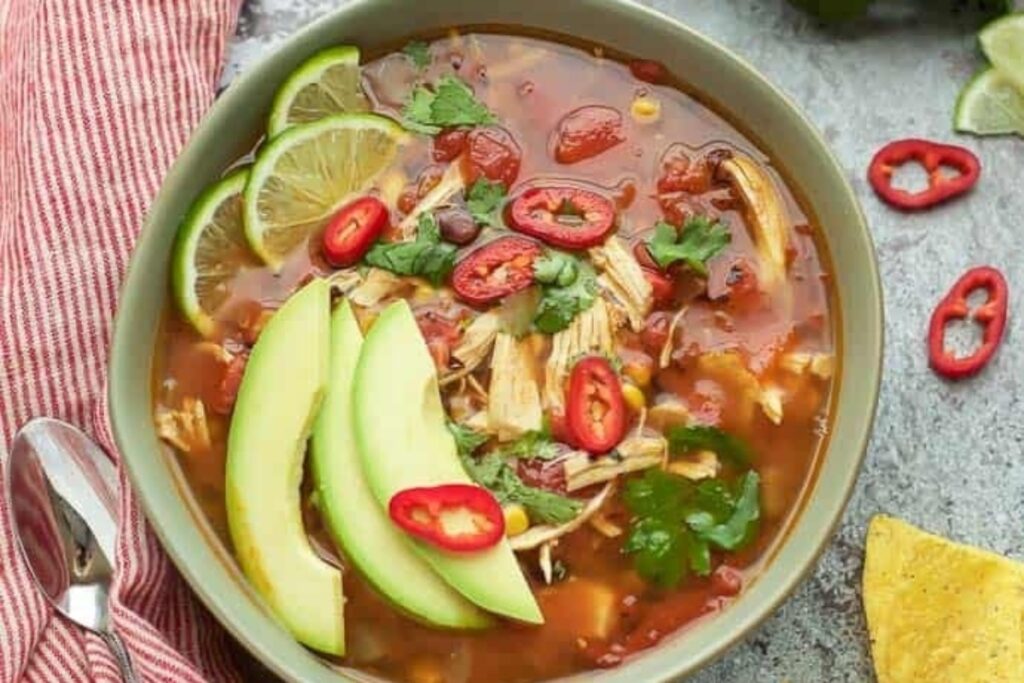 Instant Pot Chicken Tortilla Soup