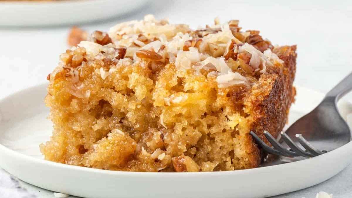 Granny Cake With Coconut.