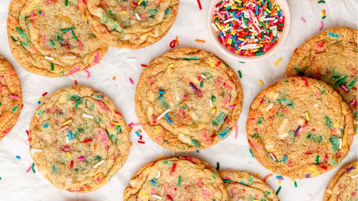 funfetti sugar cookies.