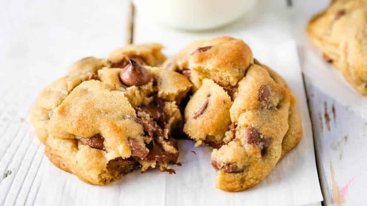 Crumbl Chocolate Chip Cookie Copycat Recipe.