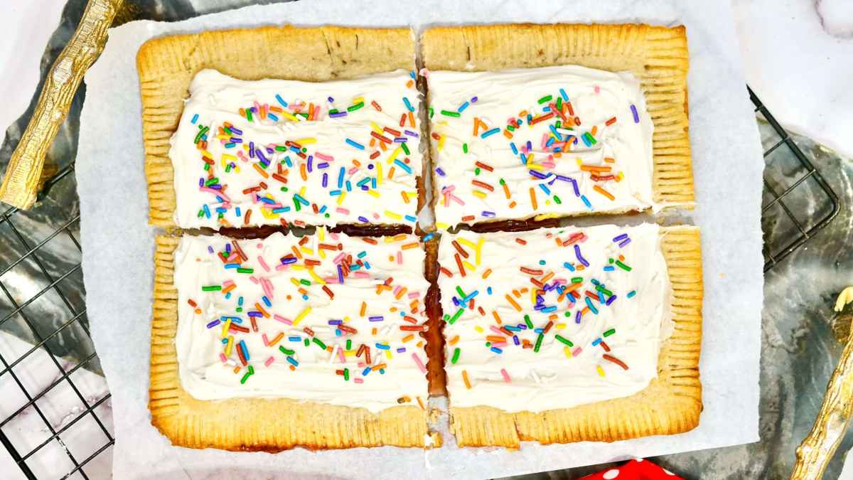 Giant Strawberry Poptart Recipe.