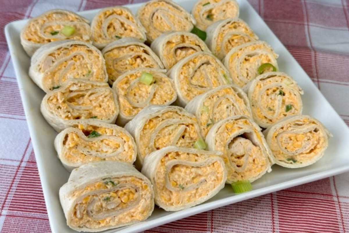 Buffalo Chicken Roll Ups.