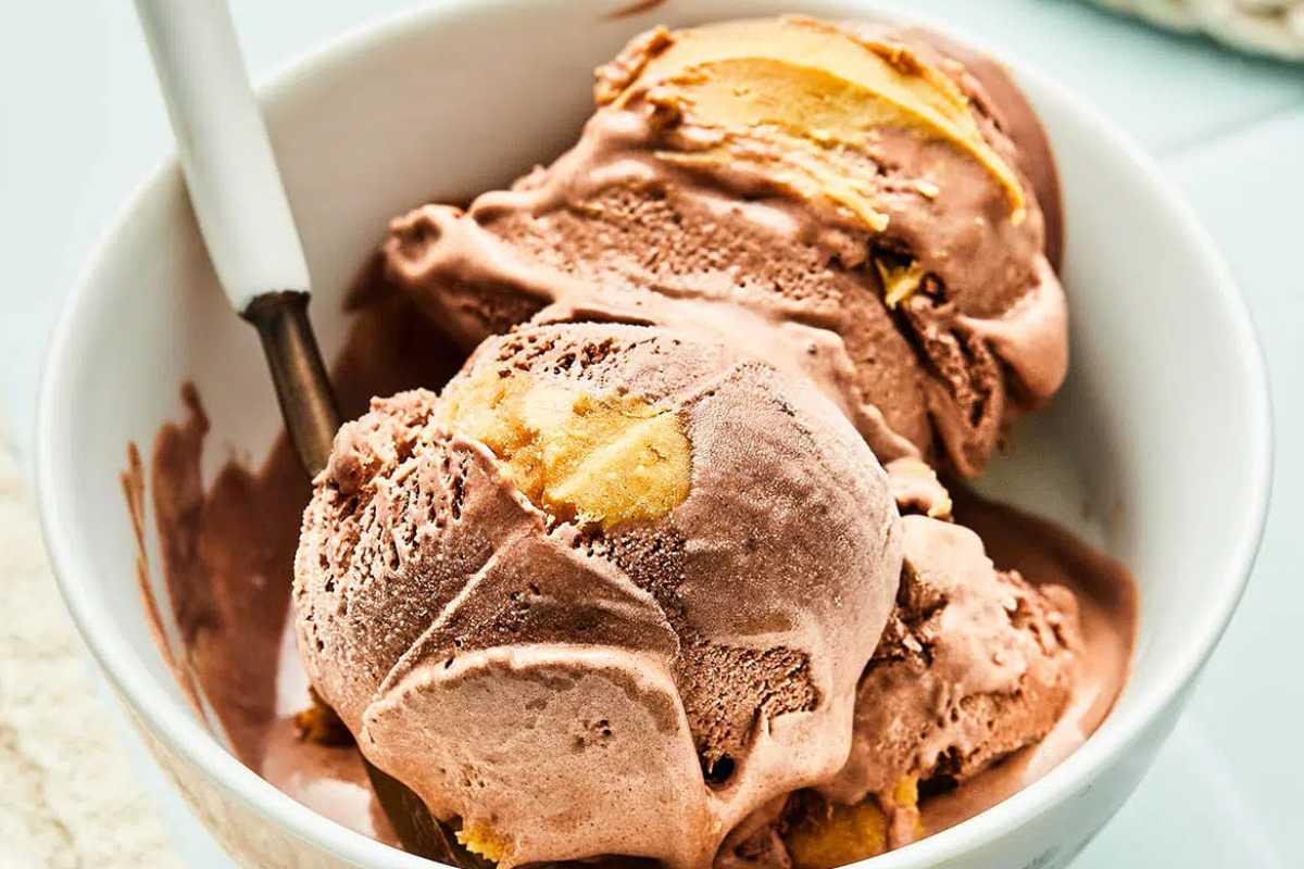 Chocolate Peanut Butter Ice Cream. 