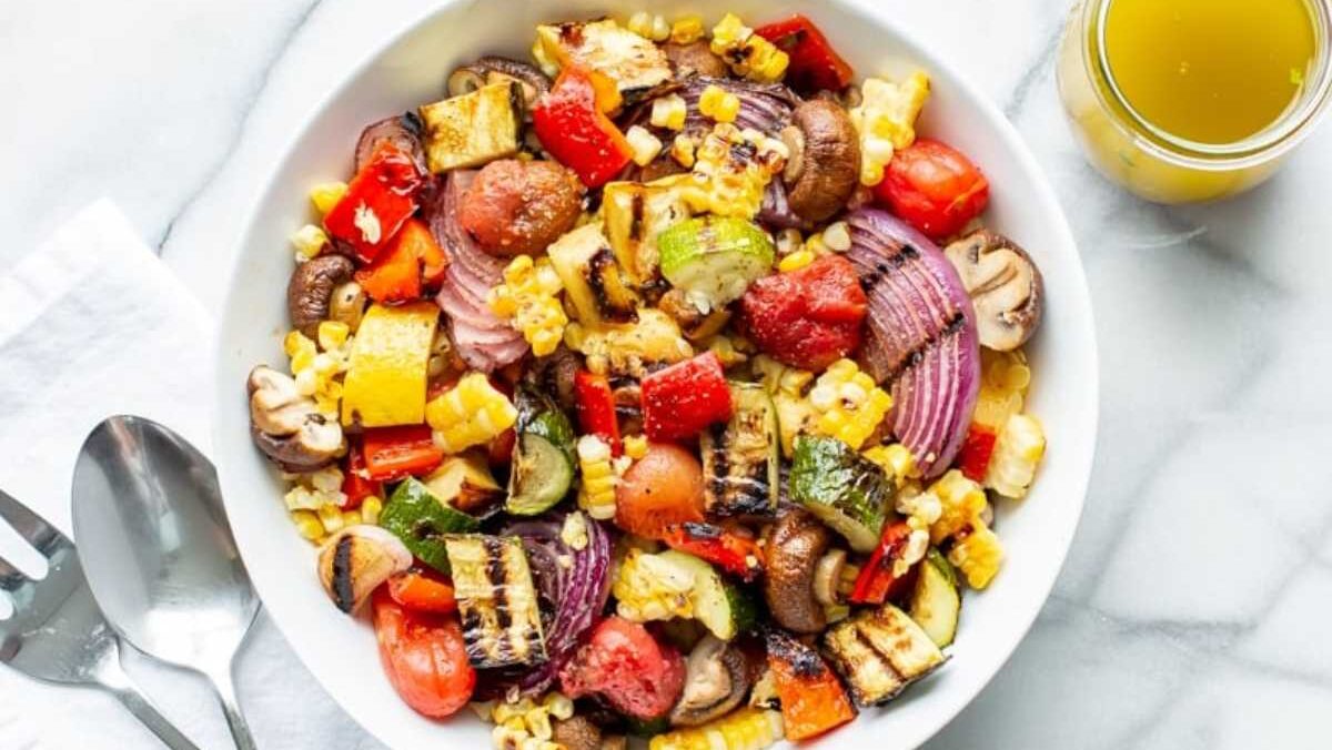 Chopped Grilled Vegetables.