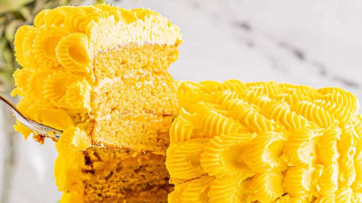 Fresh Mango Cake Recipe.