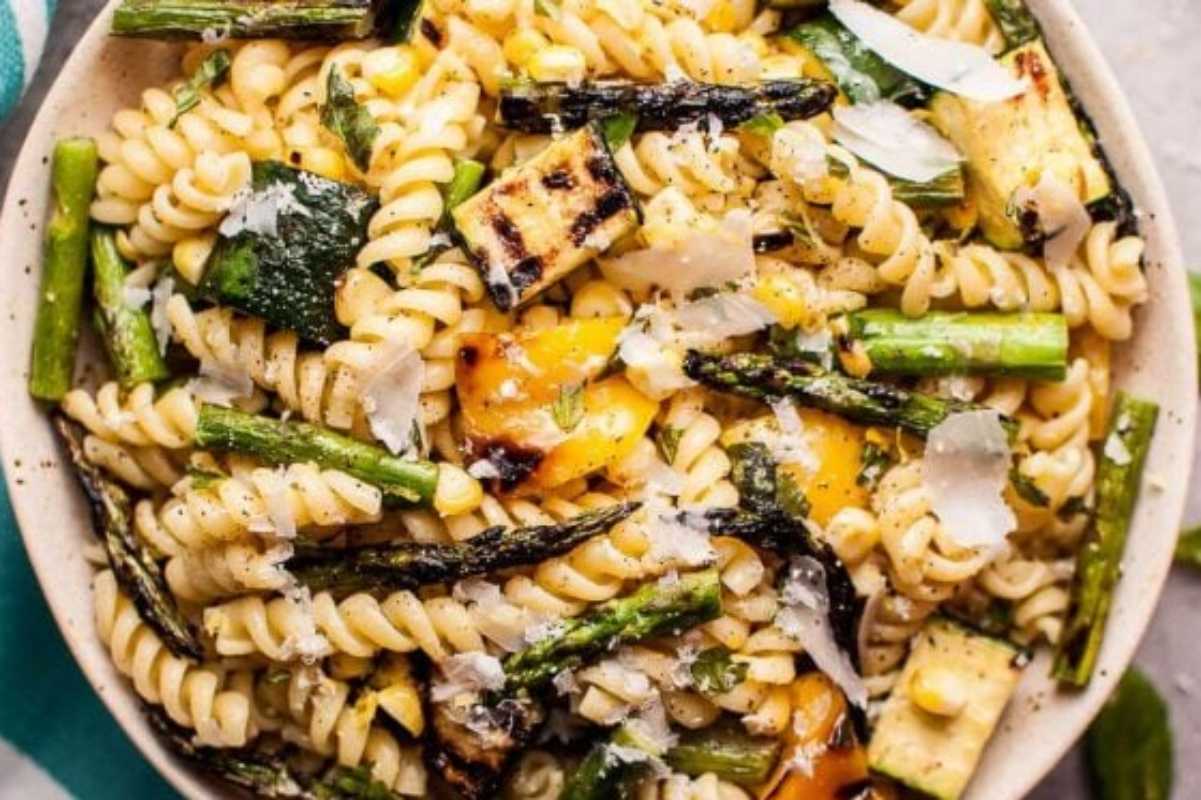 Grilled Summer Vegetable Pasta Salad.