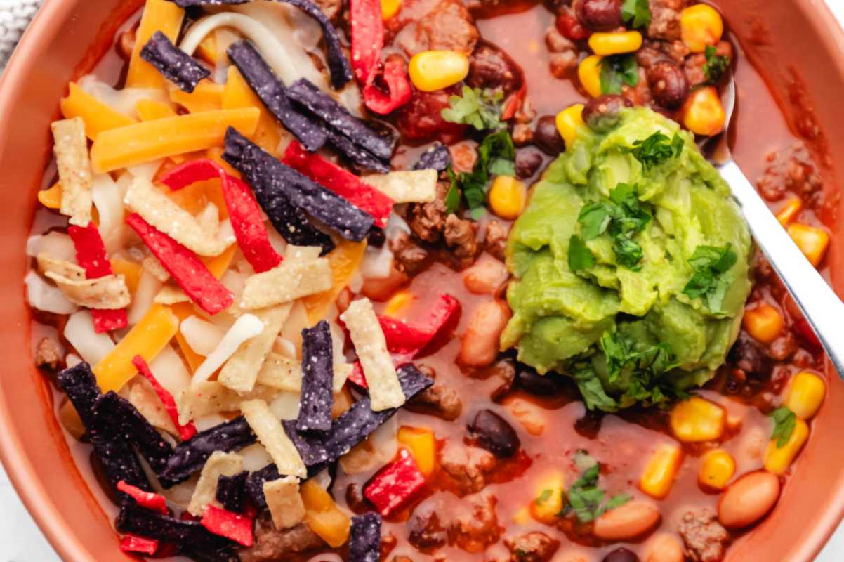 Instant Pot Taco Soup.