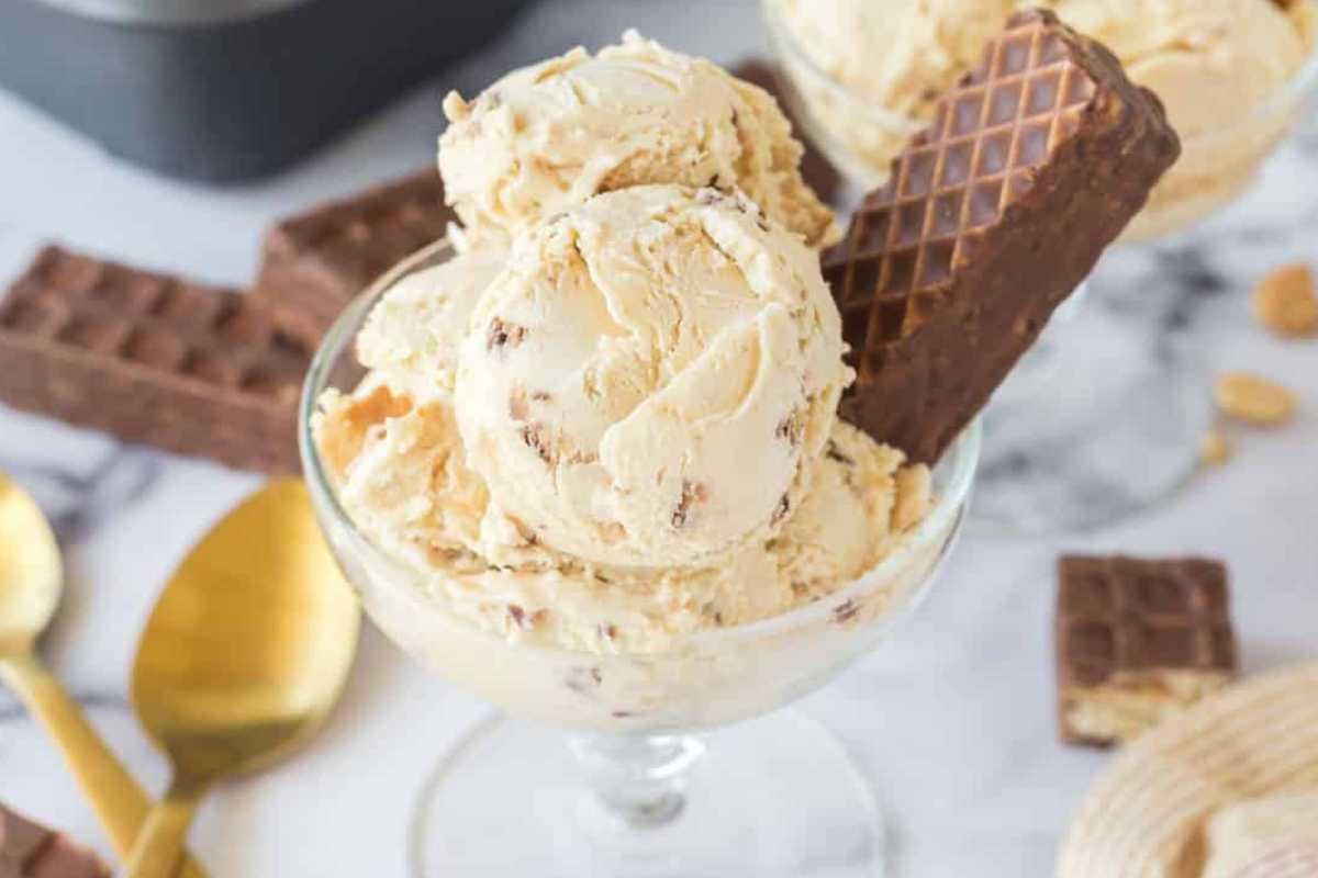 Nutty Buddy Ice Cream (No-Churn). 