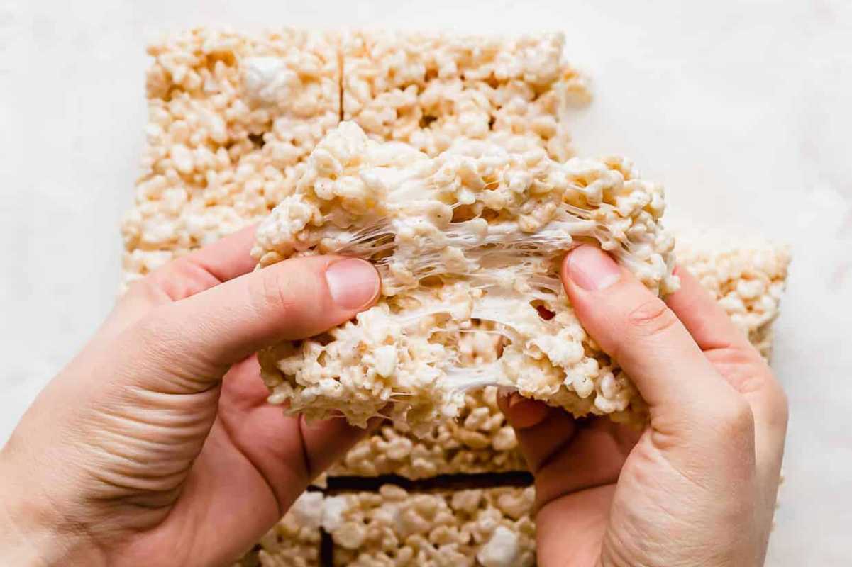Salted Brown Butter Rice Krispie Treats. 