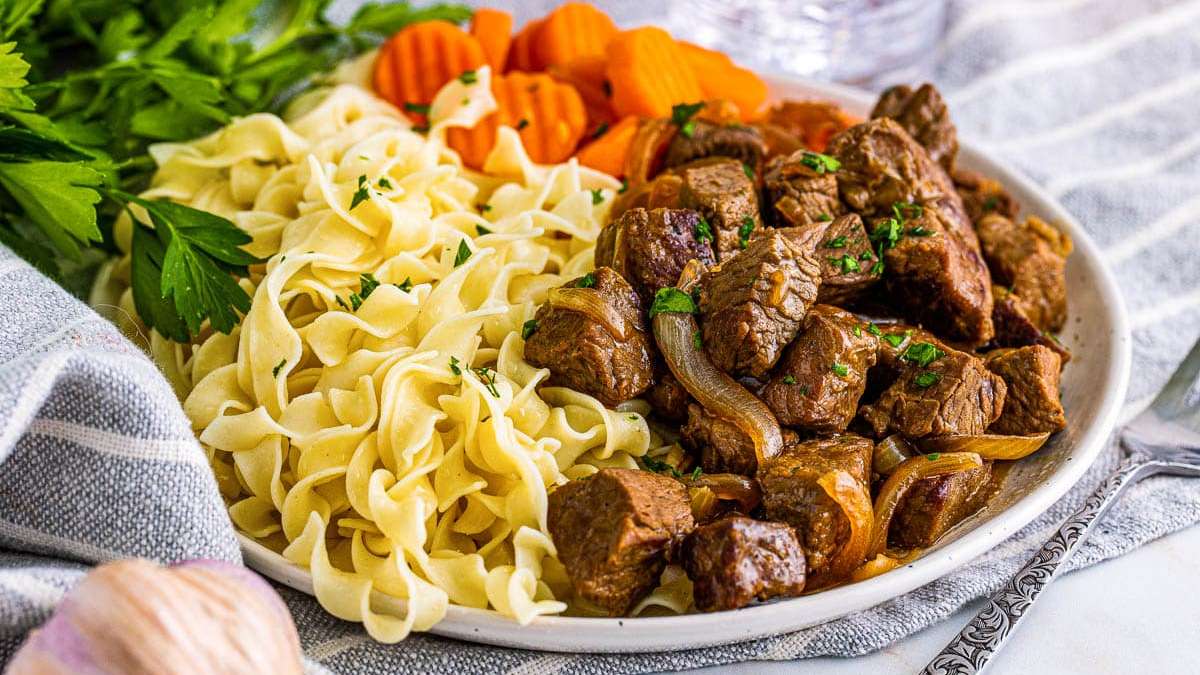 Slow Cooker Steak Bites.