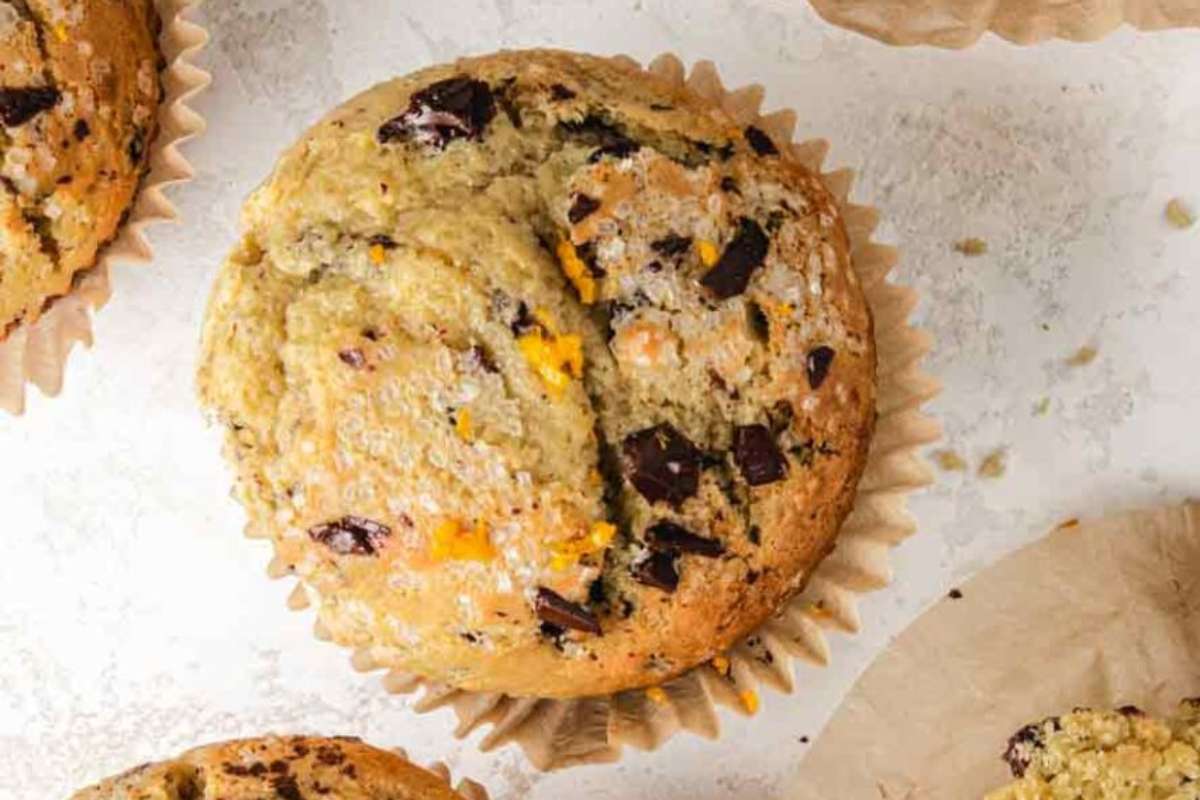 Chocolate and Orange Muffins. 