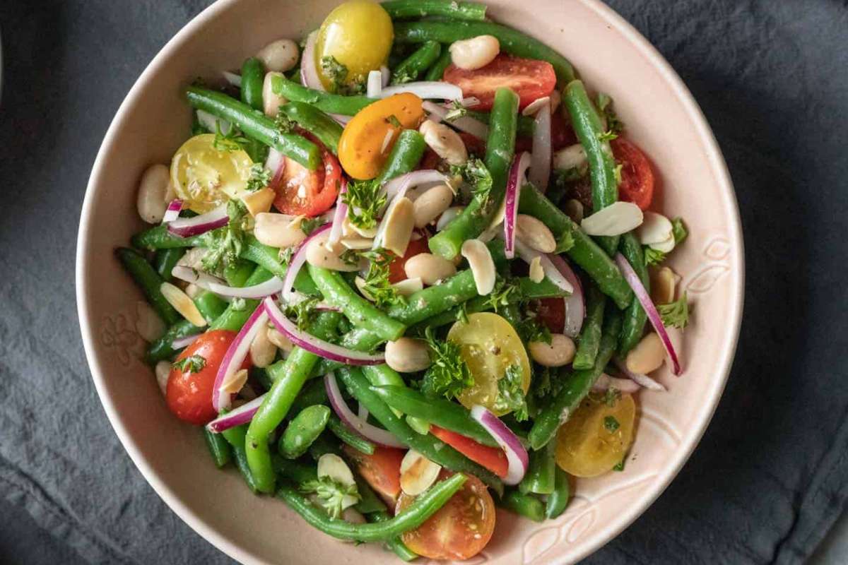 Cold Italian Green Bean Salad.