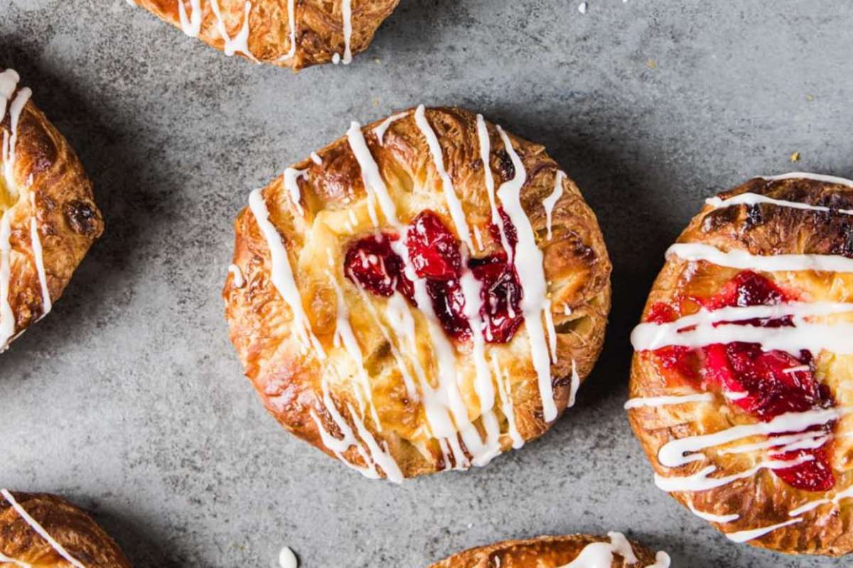 Cranberry Cream Cheese Danish. 