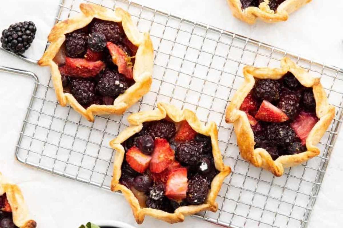 Easy Mixed Berry Galette Recipe.