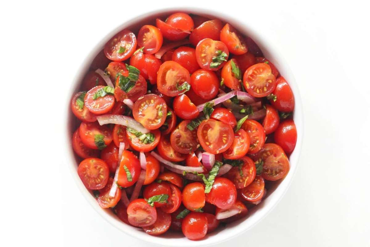 Italian Tomato Salad Recipe. 