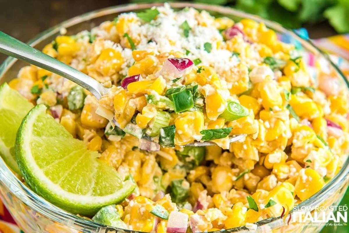 Mexican Salad With Street Corn + Video. 