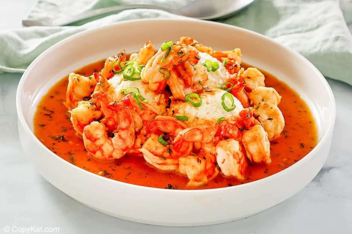New Orleans Style Shrimp And Grits.