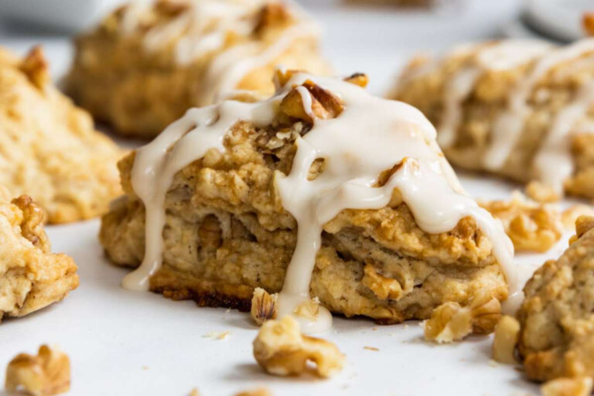 The Best Maple Walnut Scones.
