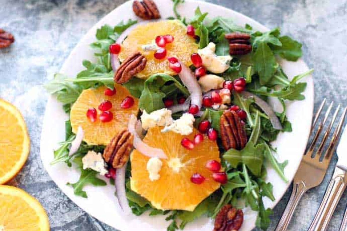 Arugula and Orange Salad. 