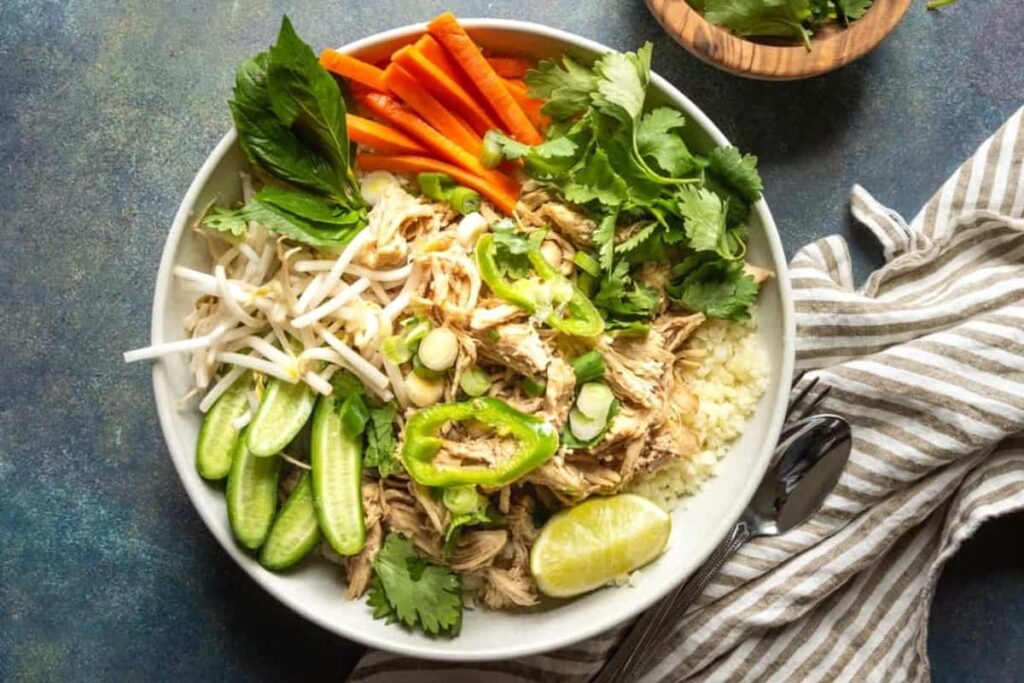 Chinese Five Spice Chicken Bowl.