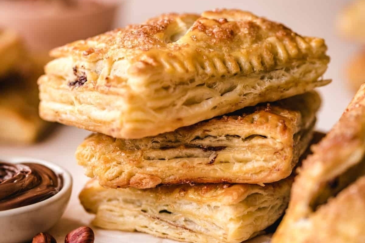 Chocolate Hazlenut Hand Pies. 