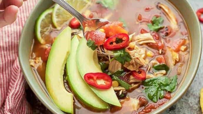 Instant Pot Chicken Tortilla Soup.