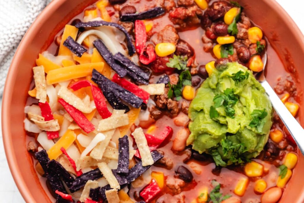 Instant Pot Taco Soup.