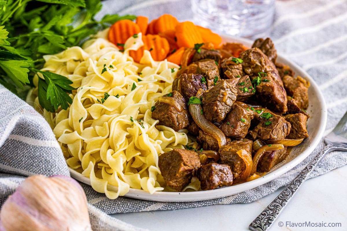 Slow Cooker Steak Bites.