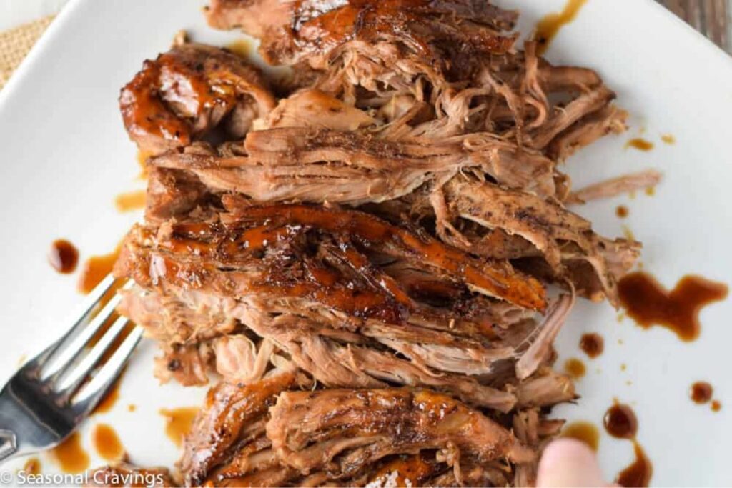Slow Cooker Balsamic Pork.