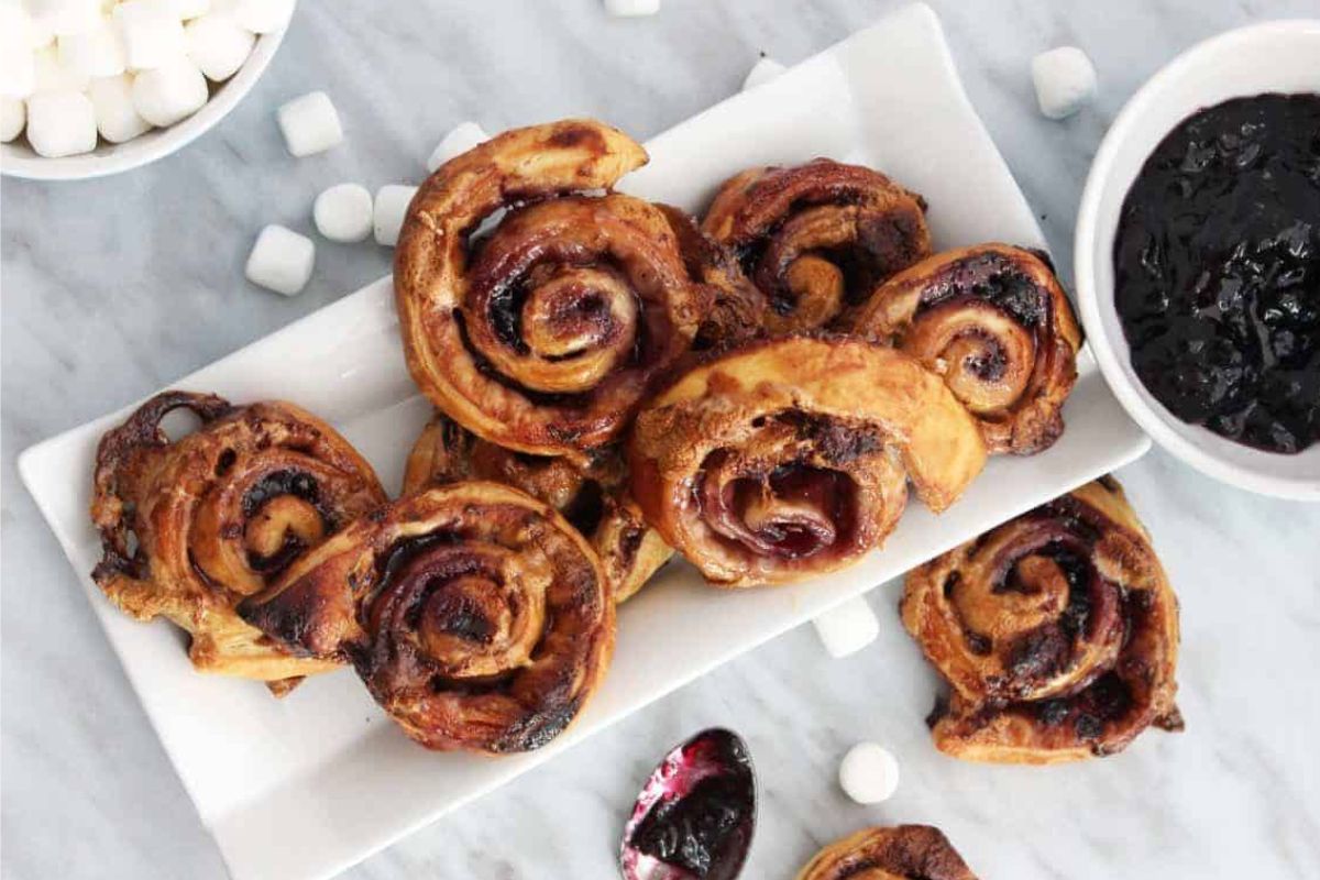 Sweet Puff Pastry Pinwheels.
