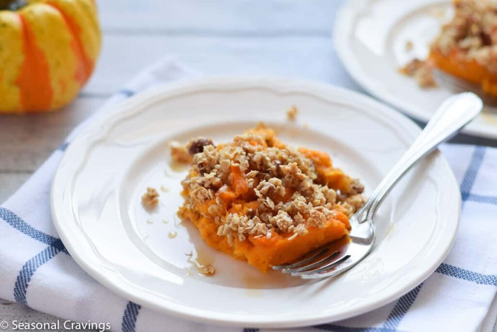 Gluten Free Sweet Potato Casserole.