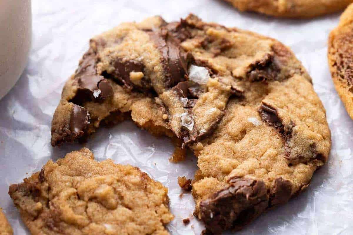 1-Bowl Easy Peanut Butter Cookies with Nutella Swirl Recipe.