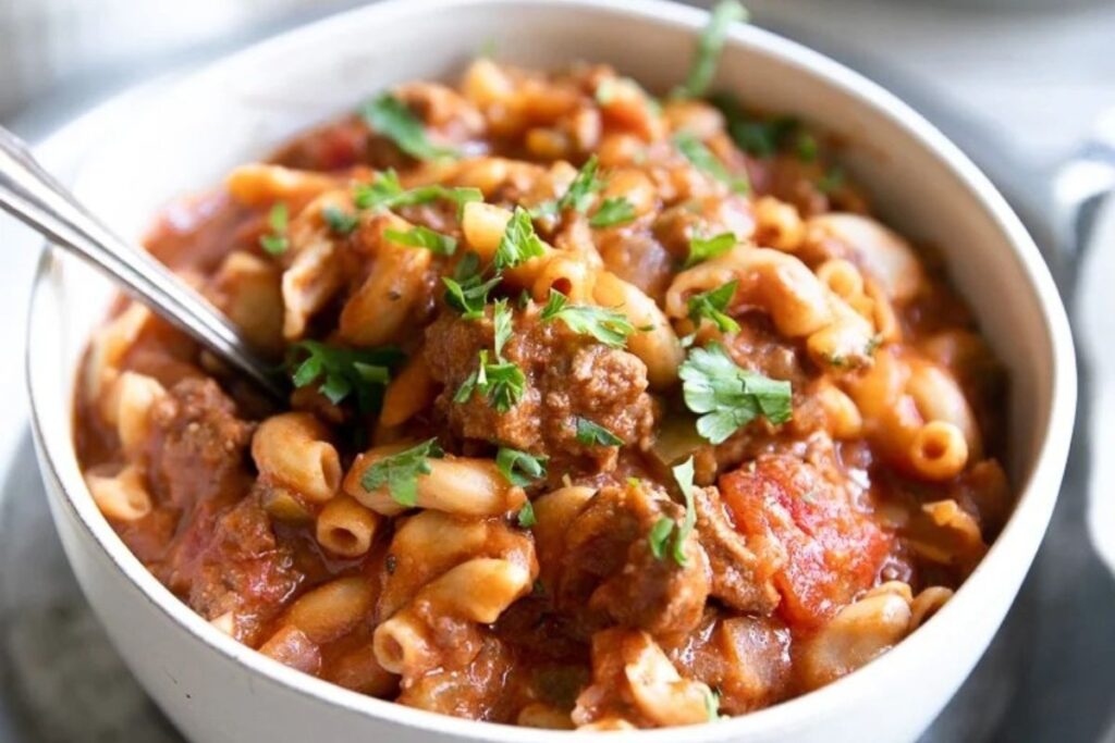 American Goulash Recipe.