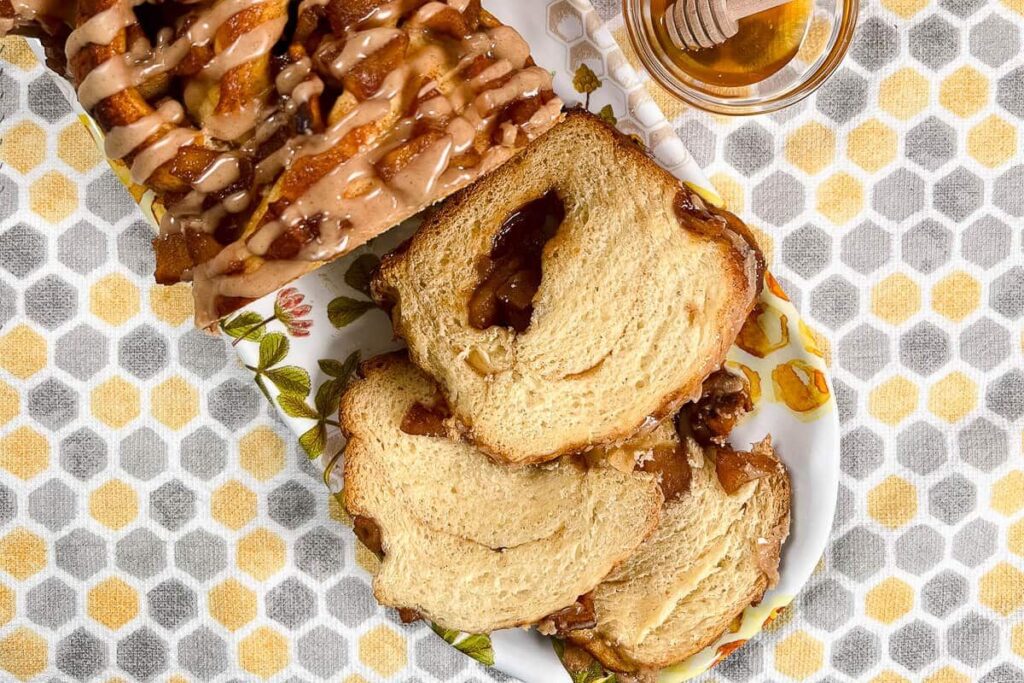 Apple Honey Babka.