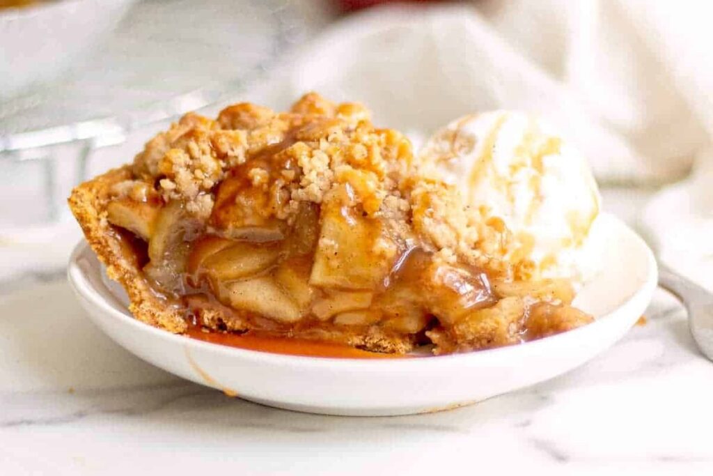 Apple Pie With Graham Cracker Crust.