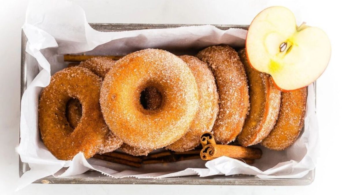 Baked Apple Cider Donuts.