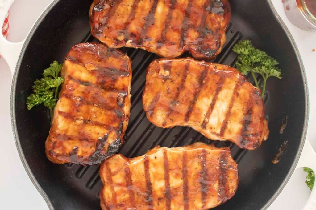 Bbq Pork Chops. 