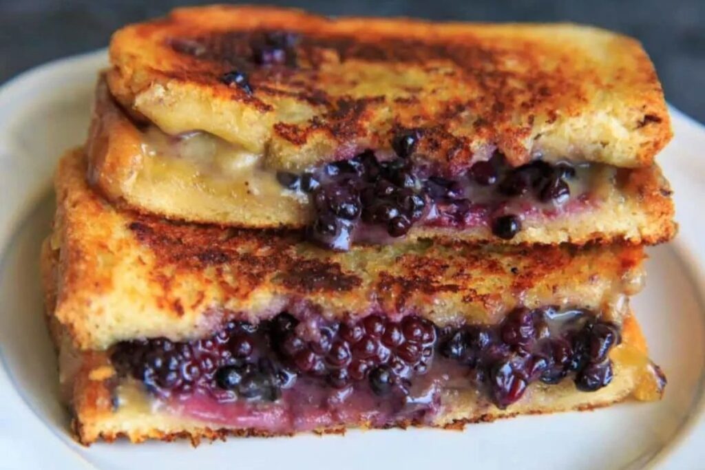 Blackberry Brie Grilled Cheese.