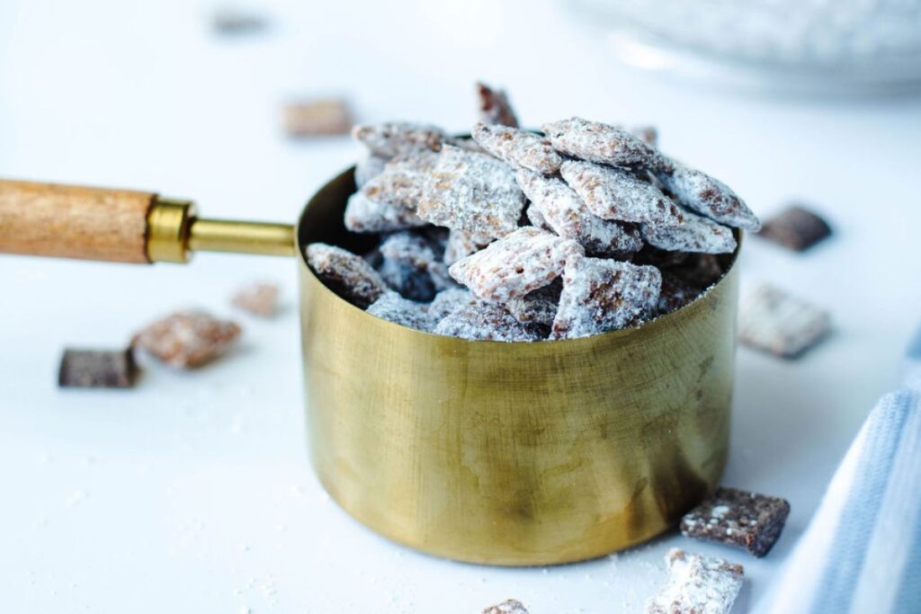 Chex Mix Puppy Chow.