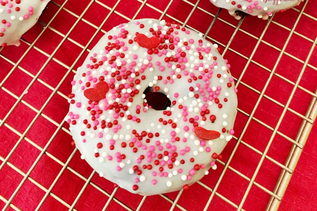Chocolate Cake Mix Donuts.