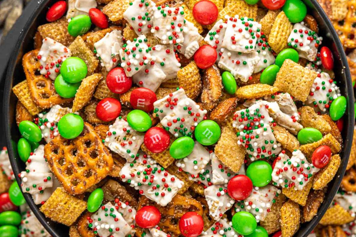 Christmas Chex Mix.