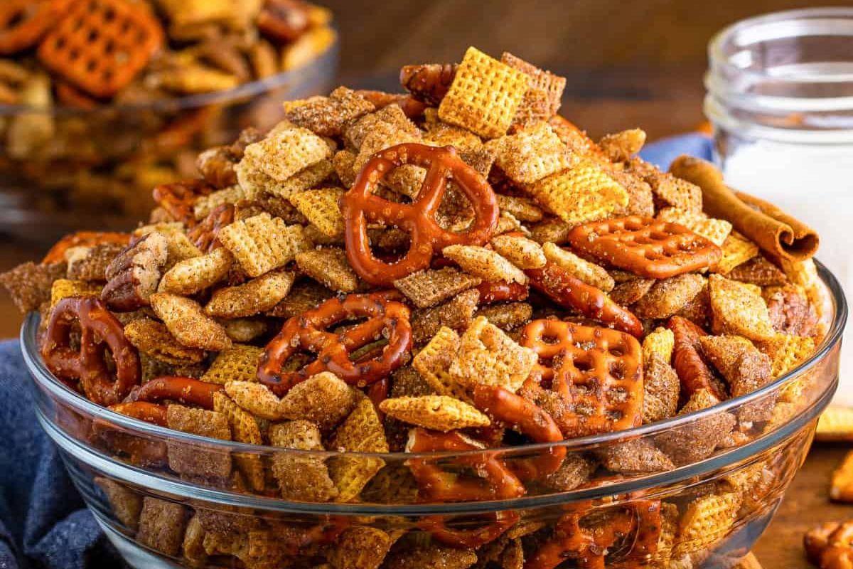 Cinnamon Sugar Chex Mix.