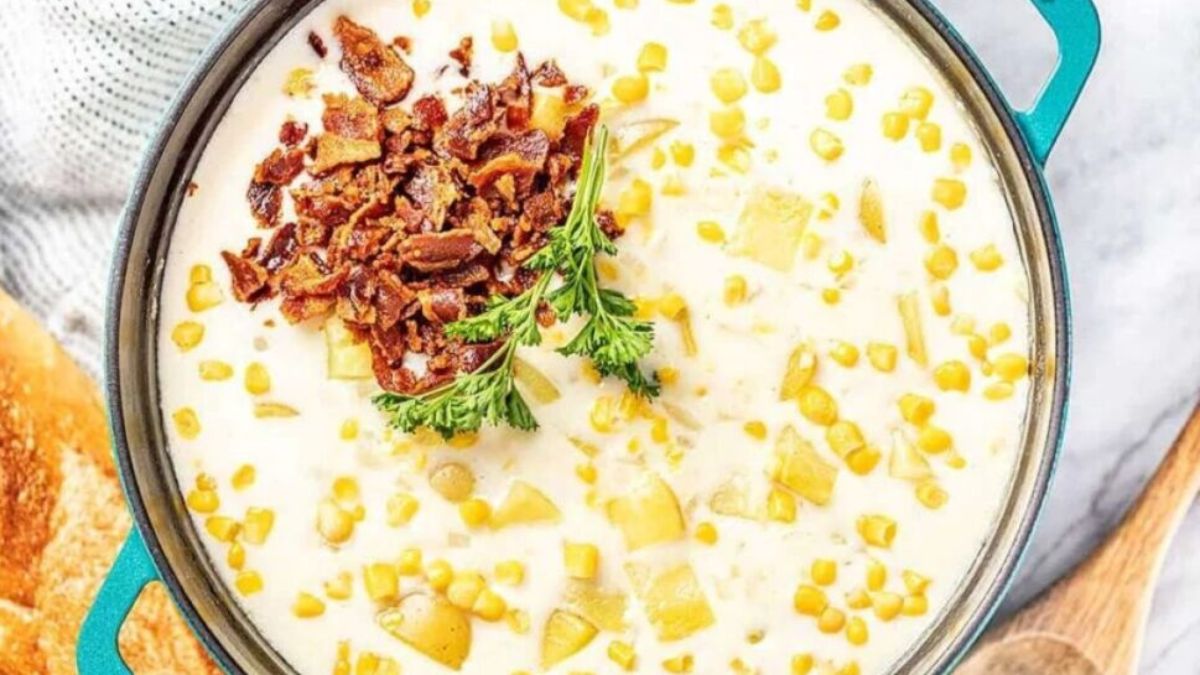 Comfort Corn Chowder.