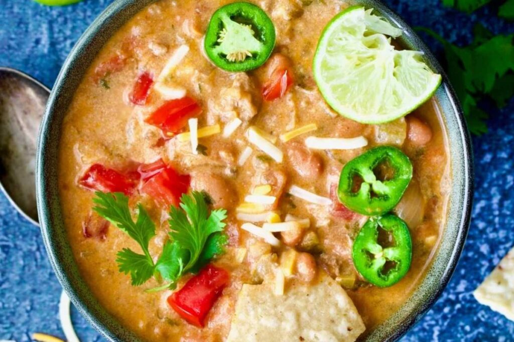 Creamy Taco Soup Recipe.