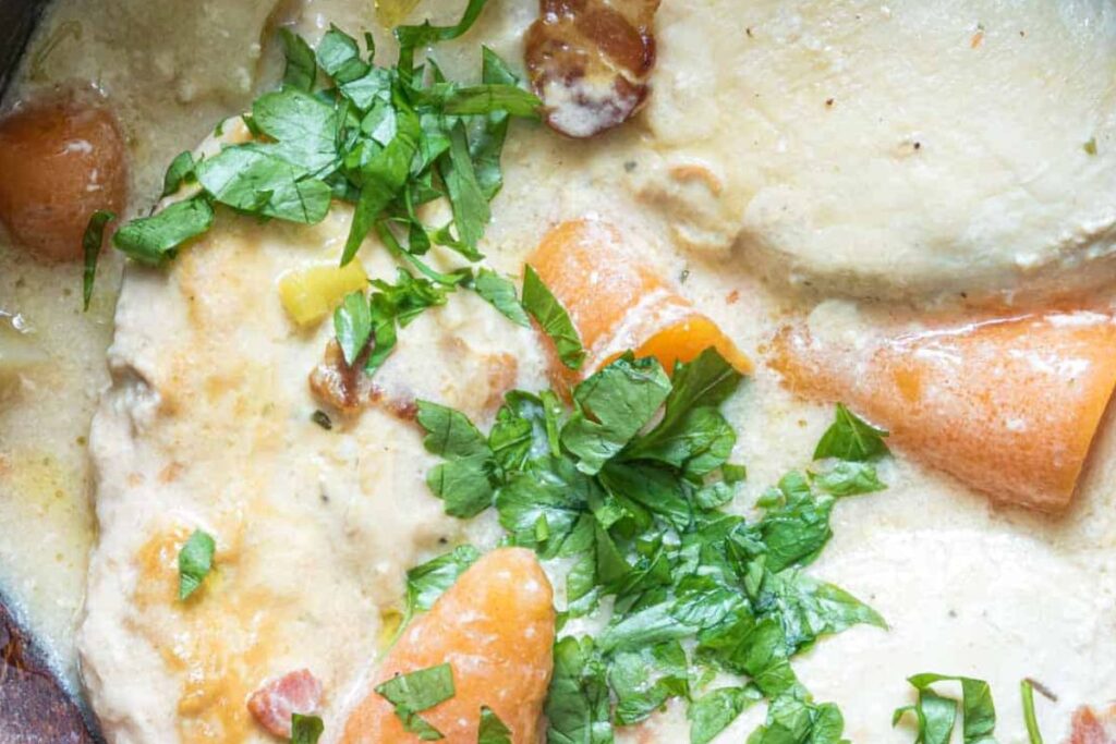 Crockpot Ranch Chicken Casserole.