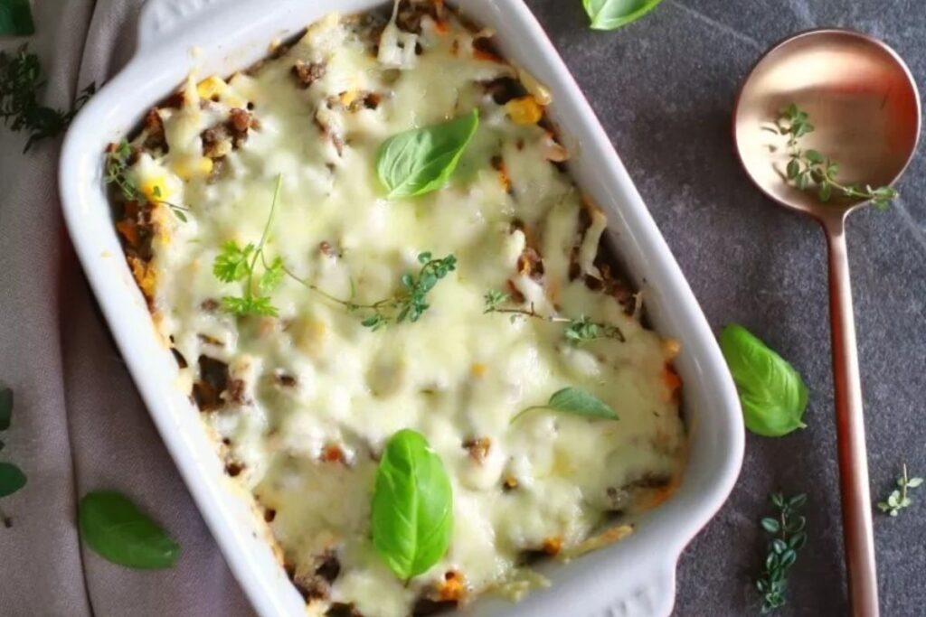 Delicious Rice And Corn Casserole.