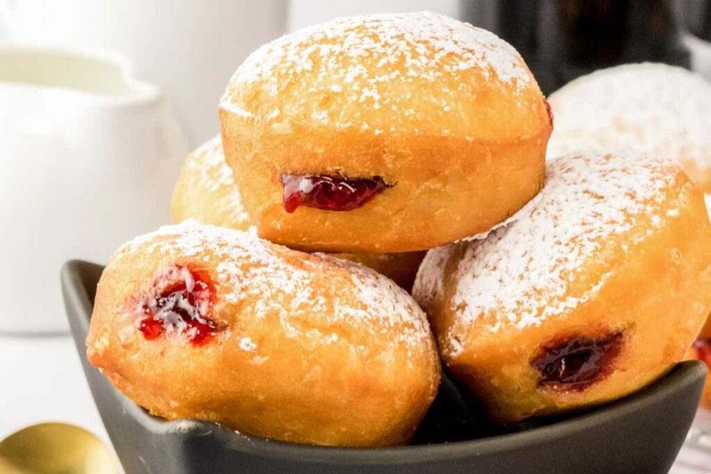 Easy Jelly Filled Donuts. 