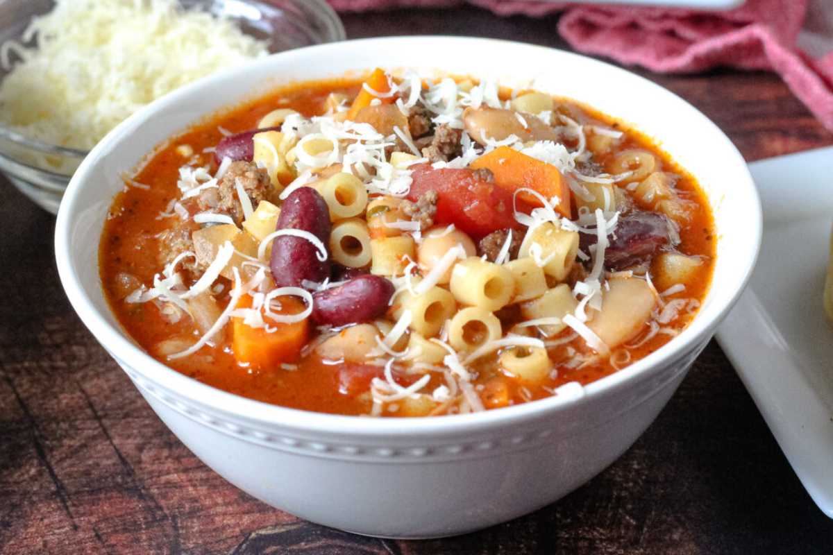 Easy Pasta E Fagioli.