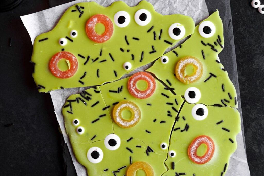 Halloween Candy Bark.